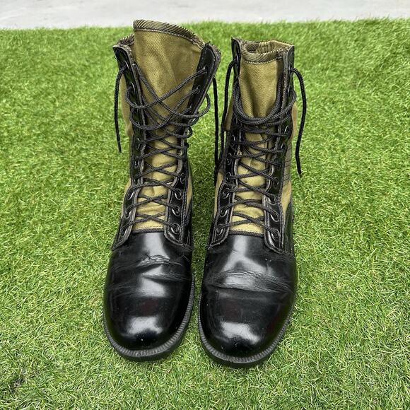 Vintage‎ 66 Vietnam War Military Field Jungle Combat Boots Mens 9R Third main image 12